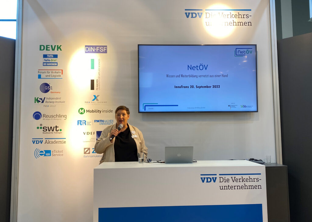 Vortrag Stefanie Menke auf der InnoTrans2022